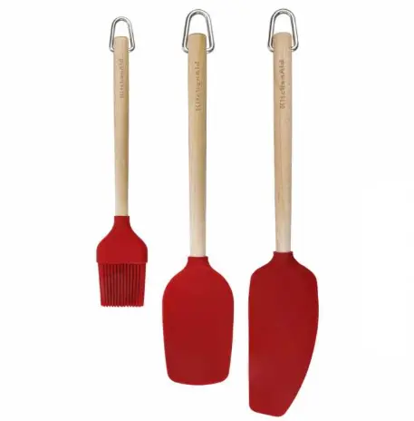 Kitchen Aid Core Empire Red Birchwood Patisserieset Set 3