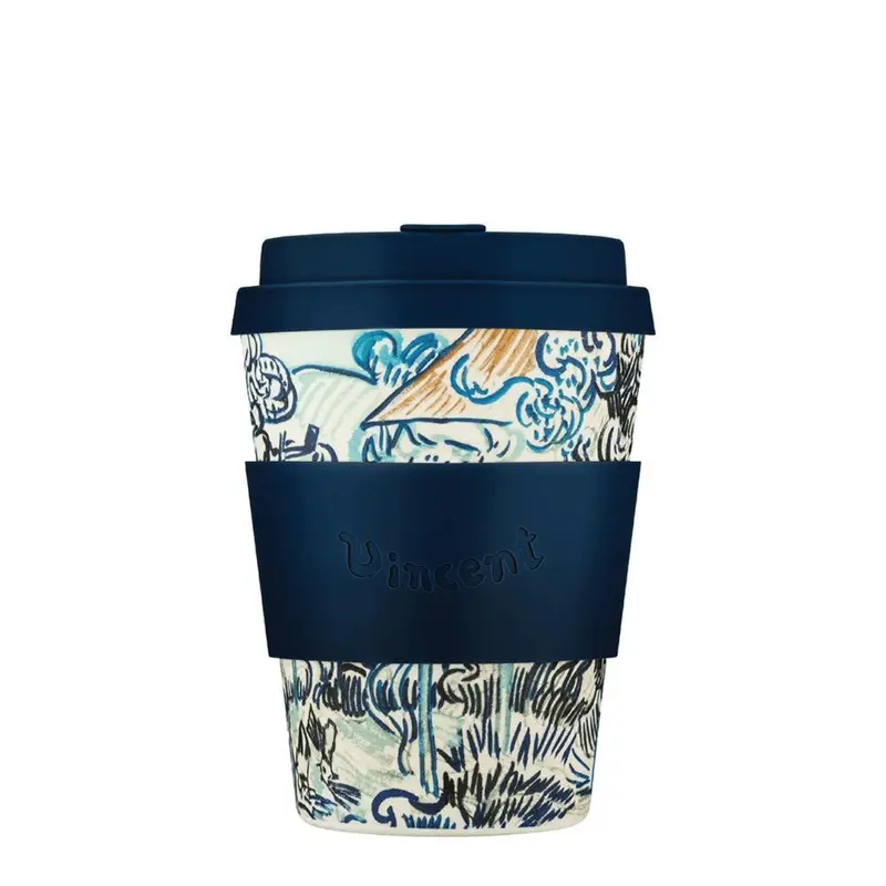 Koffie- en theekop to go - 350ml | Van Gogh Oude wijngaard met boerin