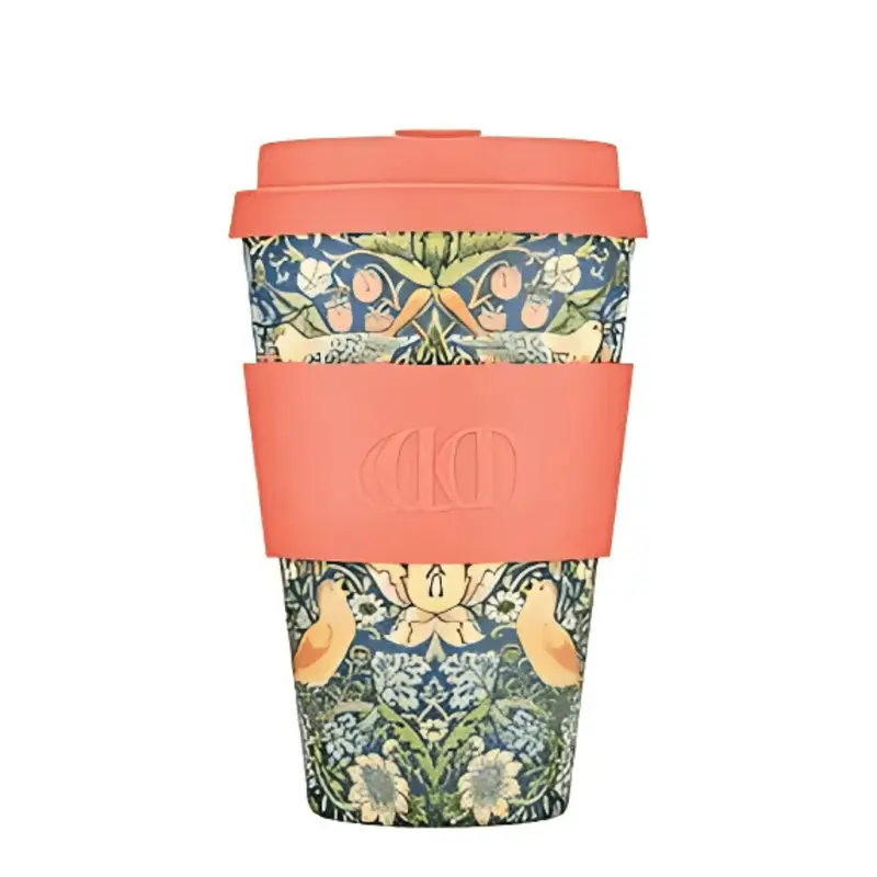 Koffie- en theekop to go - 400ml | William Morris Strawberry Thief