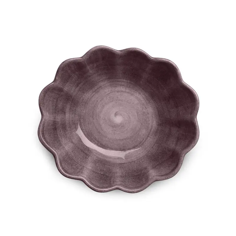 Kom Oyster 18cm plum