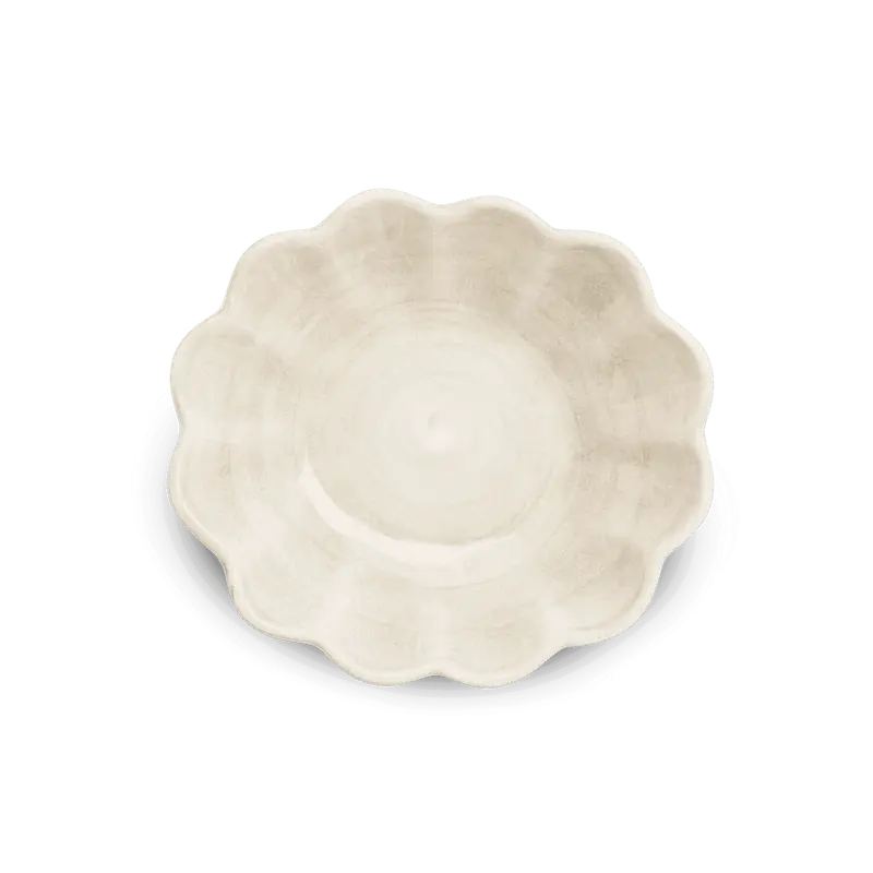Kom Oyster 18cm sand