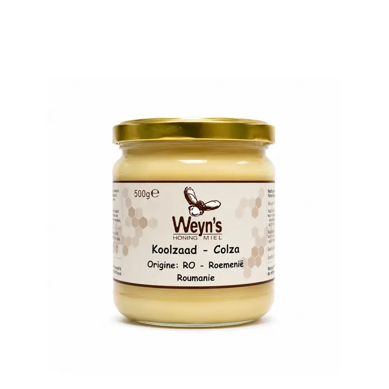 Koolzaadhoning 500g Oekraine Weyn's (crème)