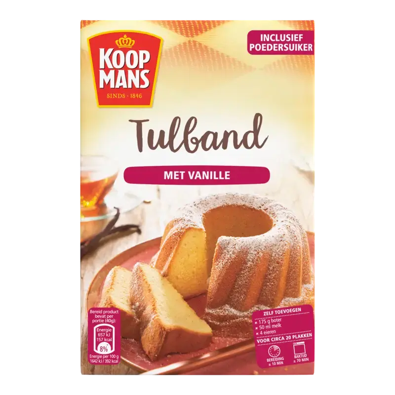 Koopmans Mix voor tulband cake
