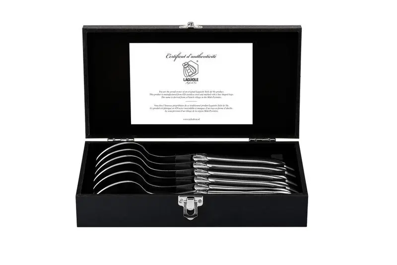 Laguiole Style de Vie Lepels RVS 'Luxury Line'