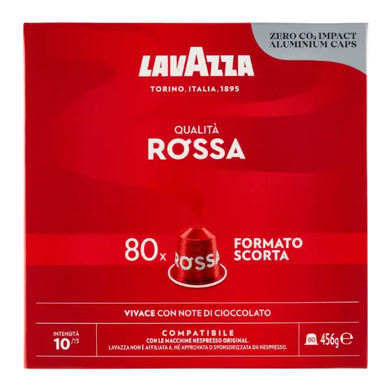 Lavazza Qualita Rossa capsules voor Nespresso® (80 capsules)