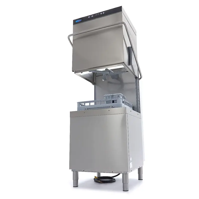 Lave-vaisselle à capot - 50x60cm - avec pompes de rinçage et de savon - 400V – Maxima 09240140