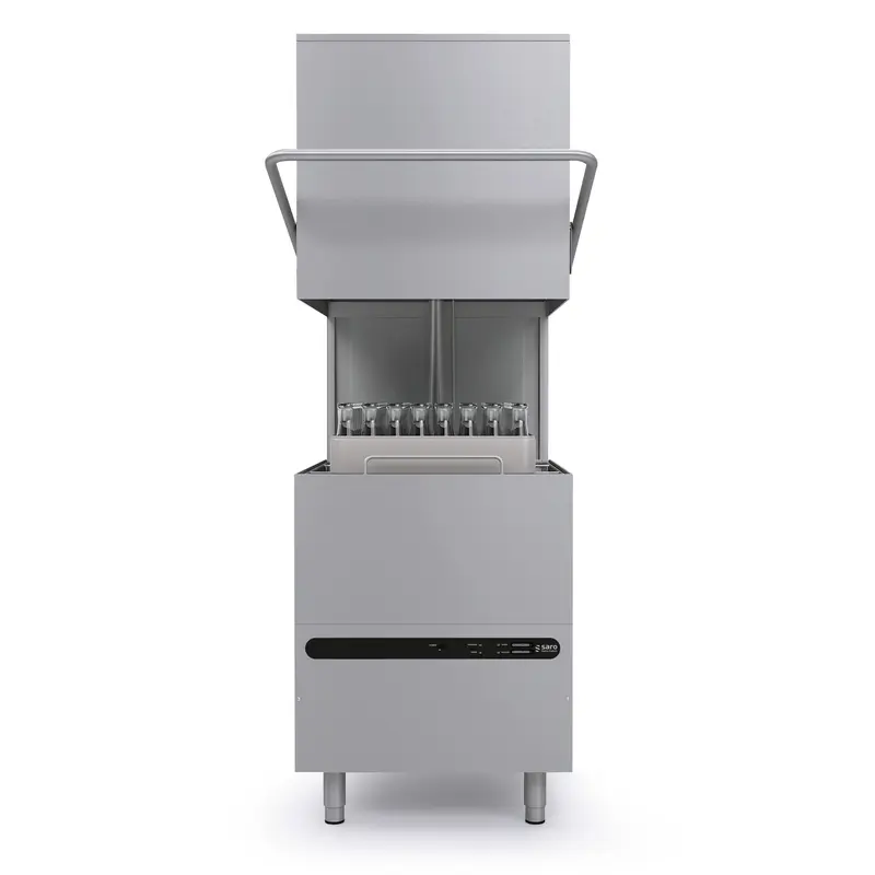 Lave-vaisselle à hotte SARO à double paroi FRANKFURT - 440-2100