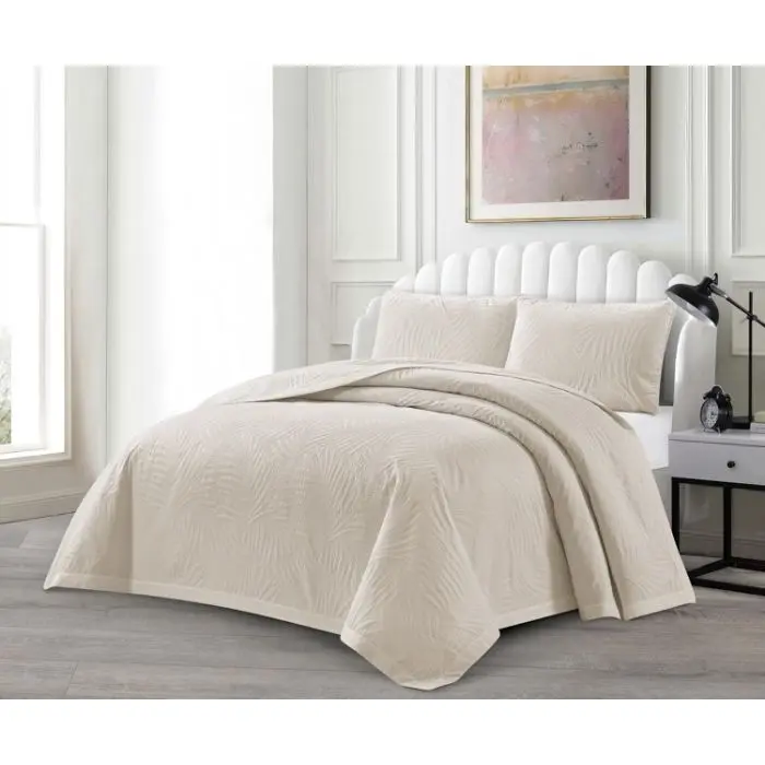 Lavella Ezgi Bedsprei Set - 3-delig - Beige - 240x250 cm