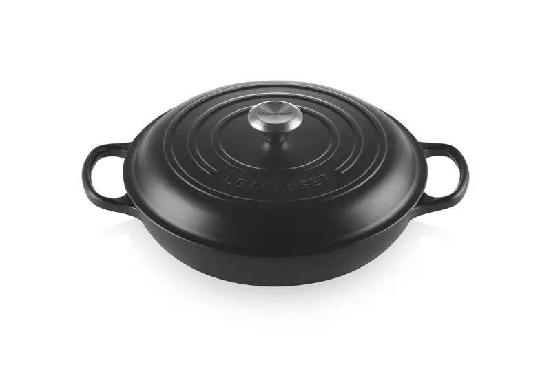Le Creuset Campagnard Signature 'Mat Zwart'