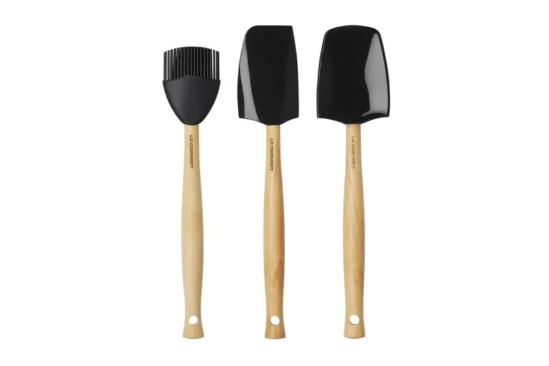 Le Creuset Premium Spatelset 3st. 'Zwart'