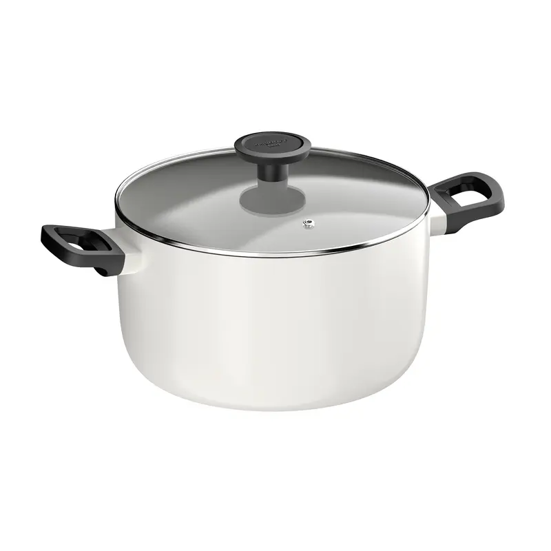 LEO Kookpot antikleef met deksel Glints Spirit - Ø 24x14cm