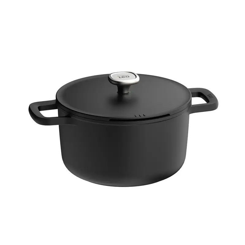 LEO Kookpot antikleef met deksel Phantom - Ø 24x14cm