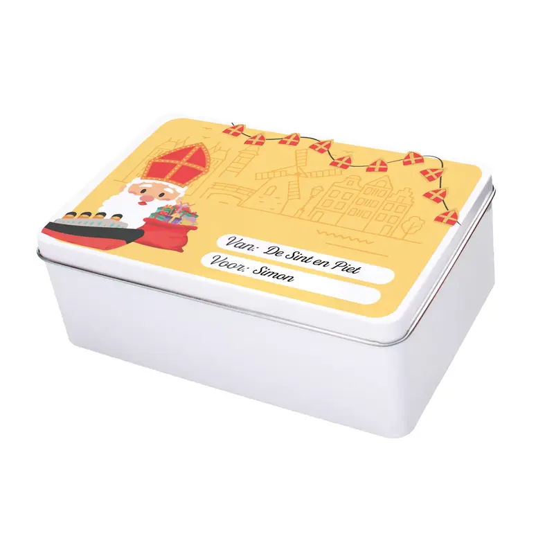 Libeert, Lotus & LU Sinterklaasmix - gepersonaliseerd cadeau - large tinnen blik - 341g