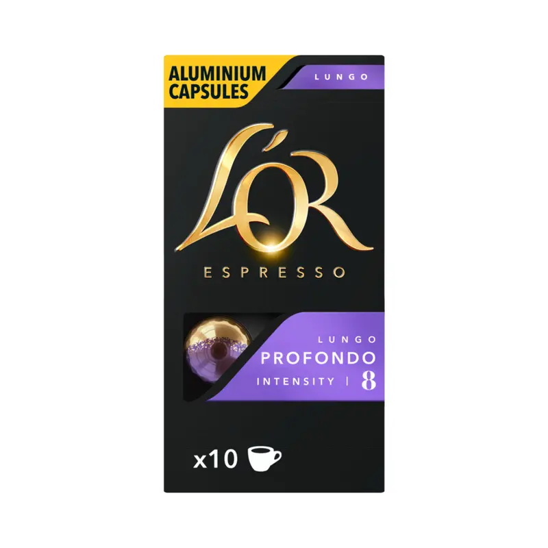 L'Or N7 Espresso Coffee Capsules Lungo Profondo 10 Piece