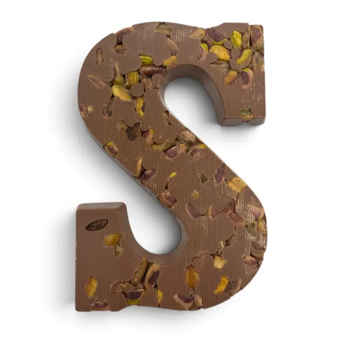 Luxe Chocoladeletter Melk Pistache