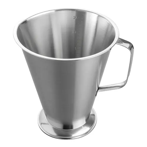 Maatbeker 2 liter RVS
