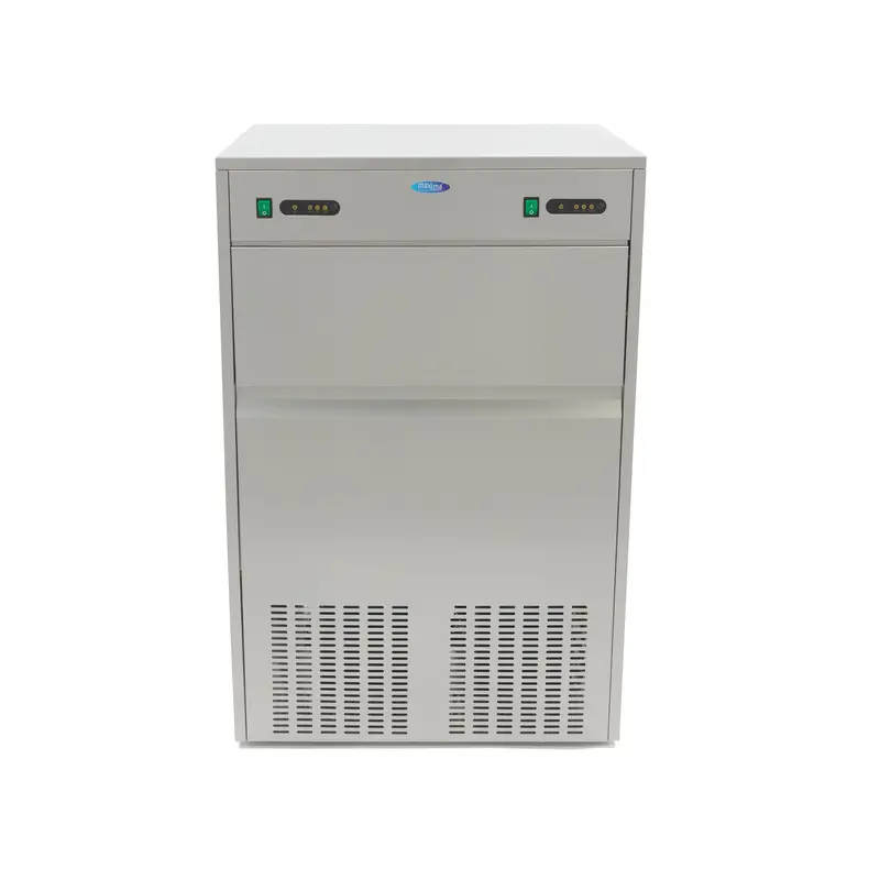 Machine à glaçons - 100 kg/jour - glaçons creux - refroidissement par air – Maxima 09300128