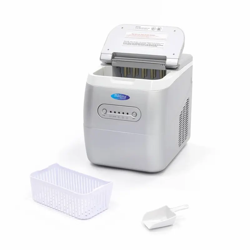 Machine à glaçons - 15 kg/jour - glaçons creux - refroidissement par air – Maxima 09300121