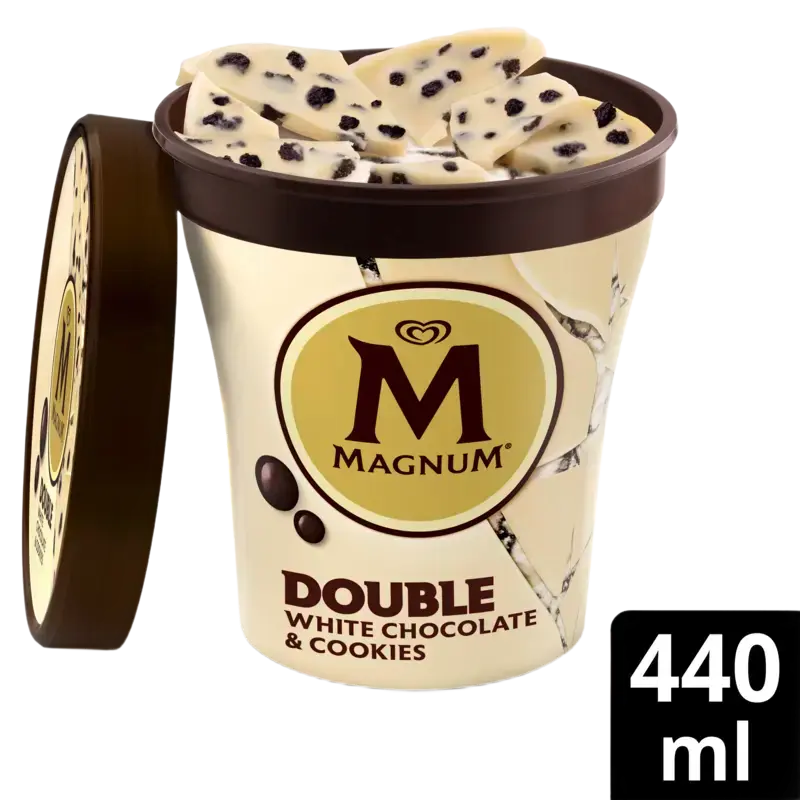 Magnum White chocolate & cookies