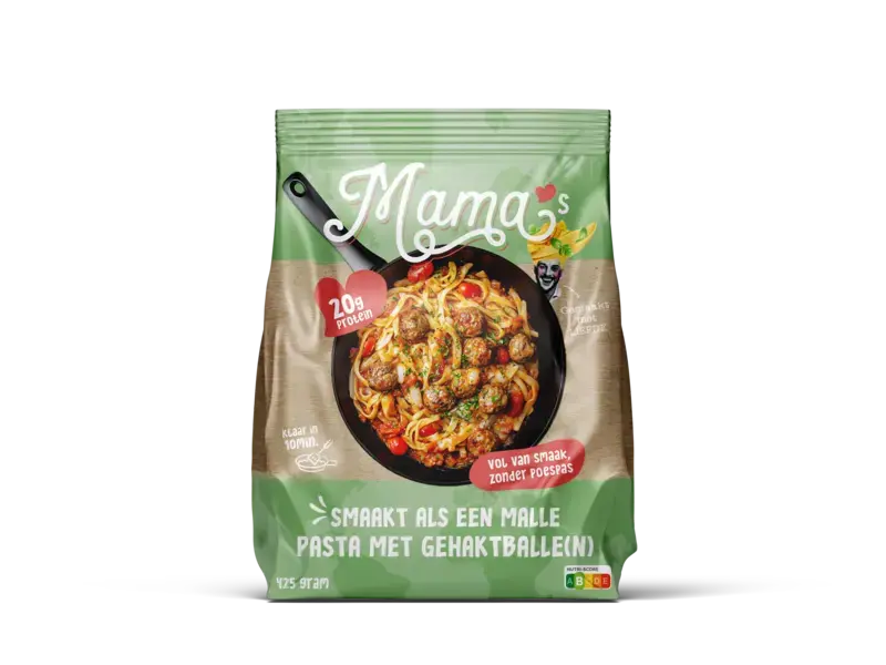 Mama's Pasta met gehaktballen