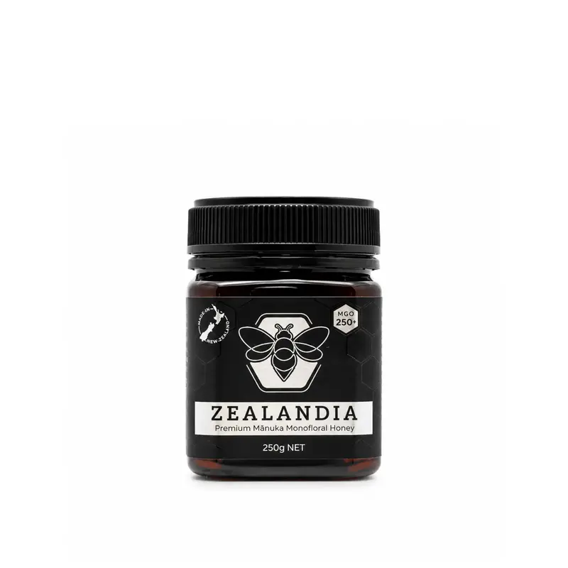 Manukahoning MGO 250+ Monofloral 250g Nieuw-Zeeland Zealandia