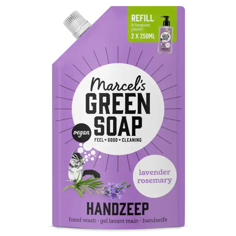 Marcel's Green Soap Handzeep lavender & rosemary navulling