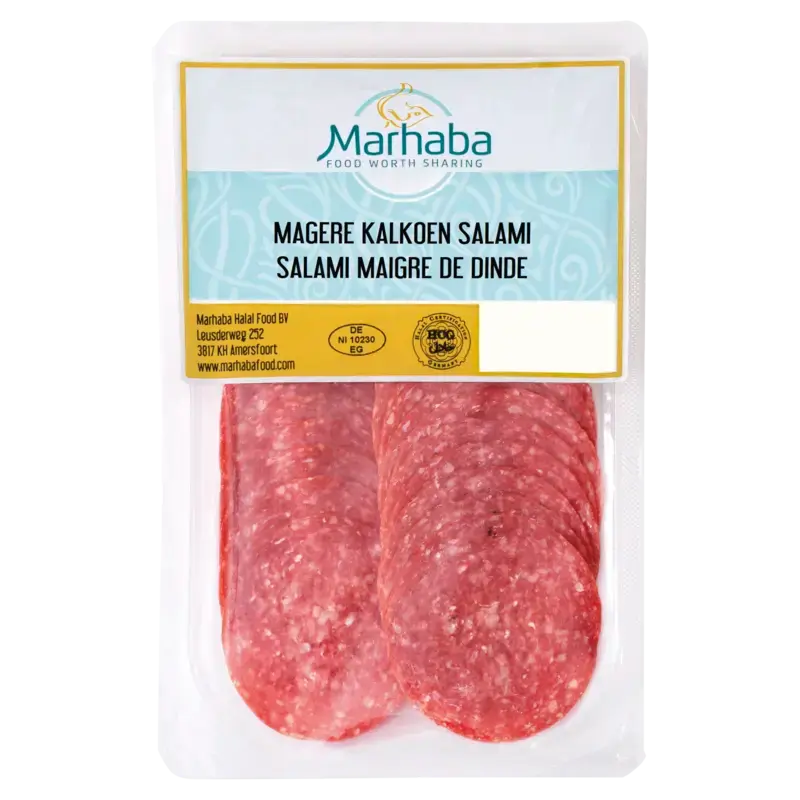 Marhaba Magere kalkoen salami