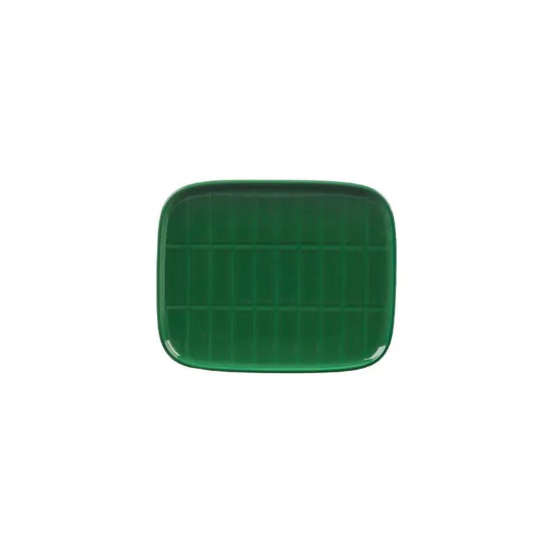 Marimekko Oiva groen Tiiliskivi rechthoekig bordje | 15*12 cm