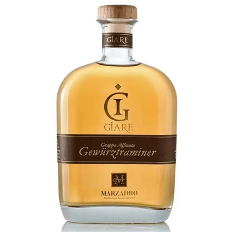Marzadro Grappa Giare Gewürztraminer 41% 0,20 ltr.