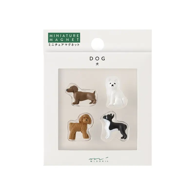 Midori Miniture Magnet Dogs