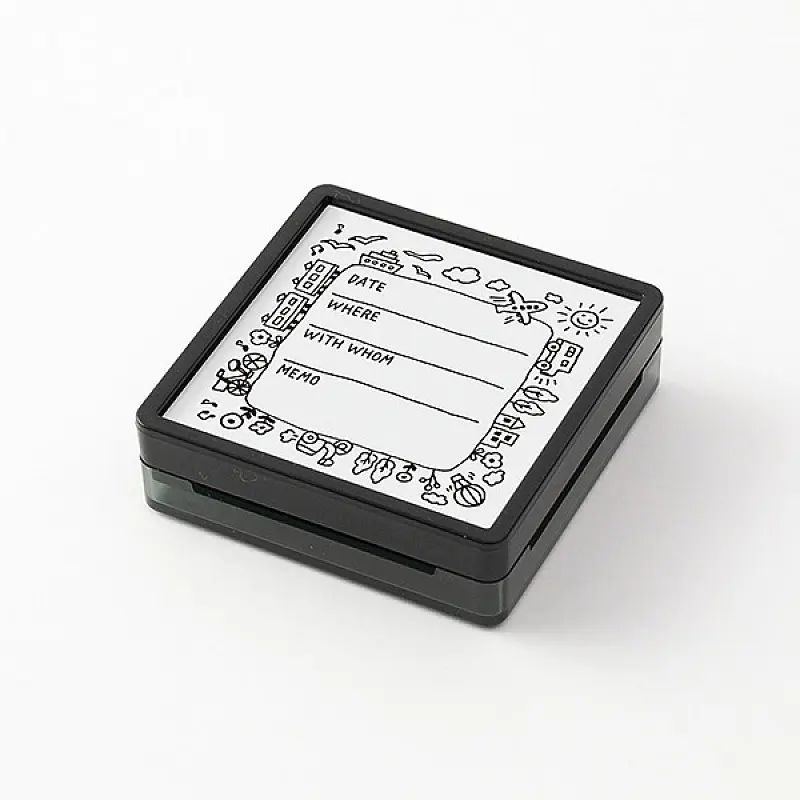 Midori pre-inked stamp - going out