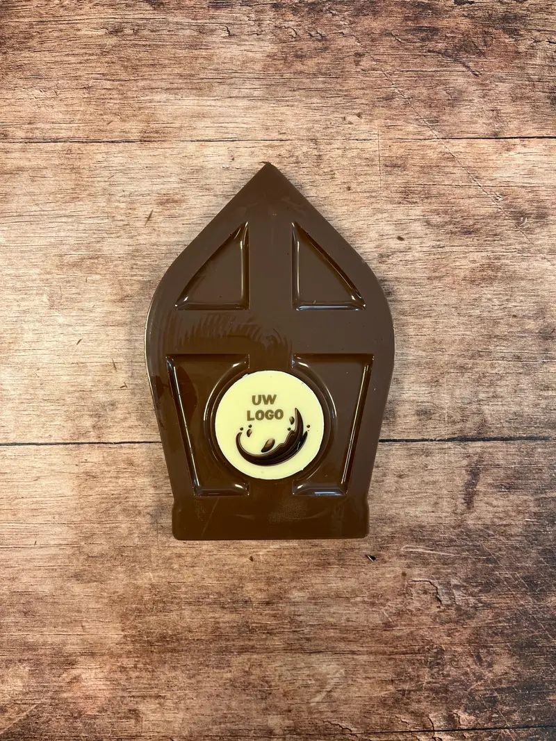 Mijter chocolade met print