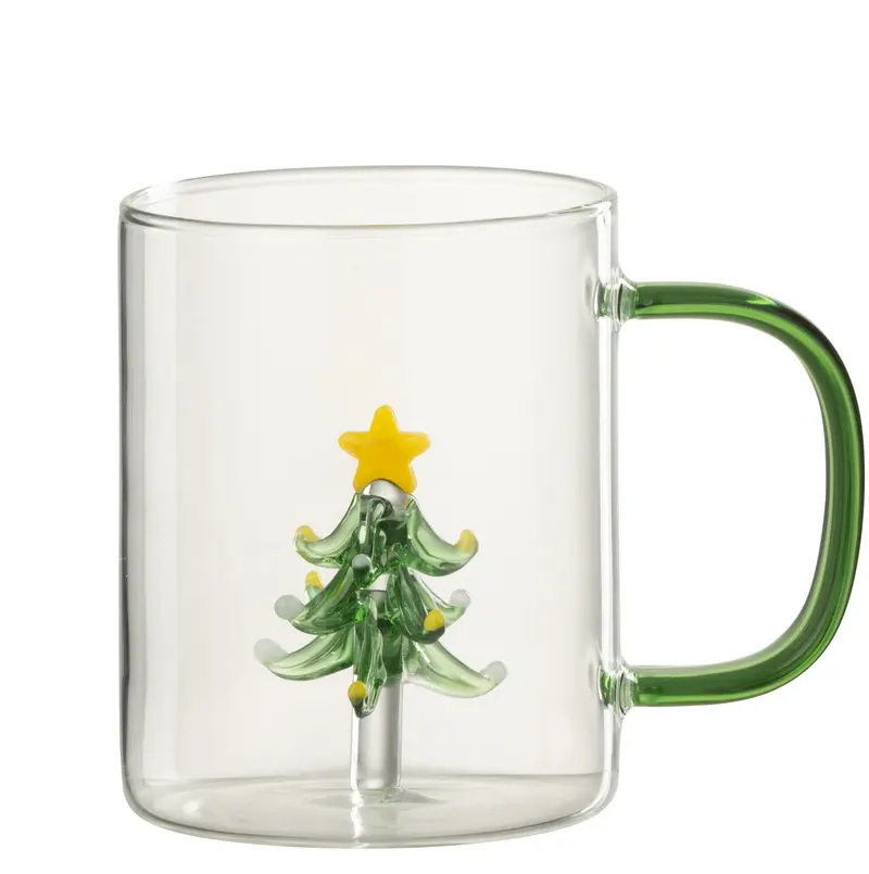 Mok met kerstboom