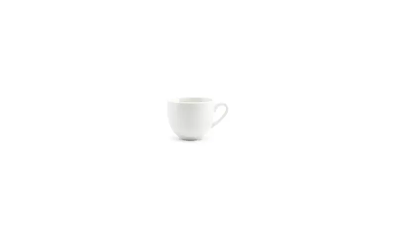 Mokkakop 10cl Basic White - Set van 48