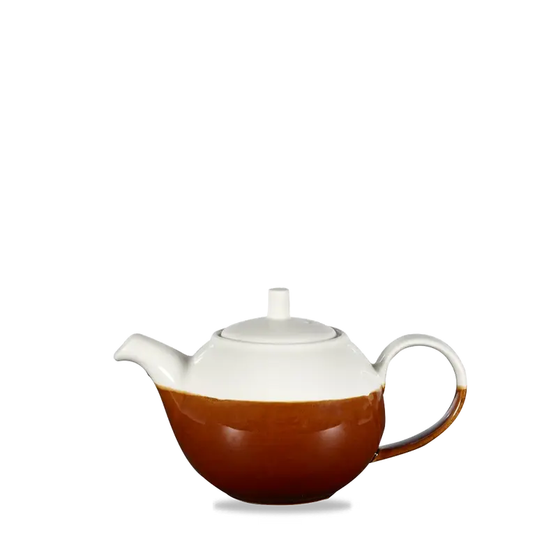 Monochrome Cinnamon Brown Profile Beverage Pot 444ml 4/box