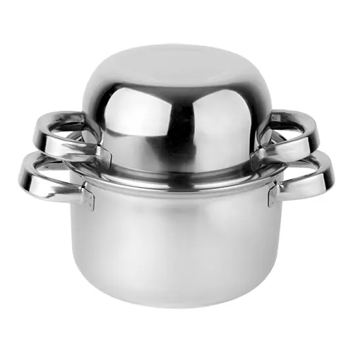 Mosselpan Ø 18 cm RVS