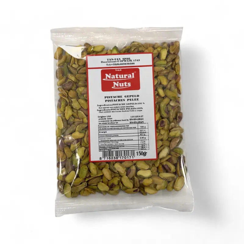 Natural Nuts Peeled Pistachios 150Gr
