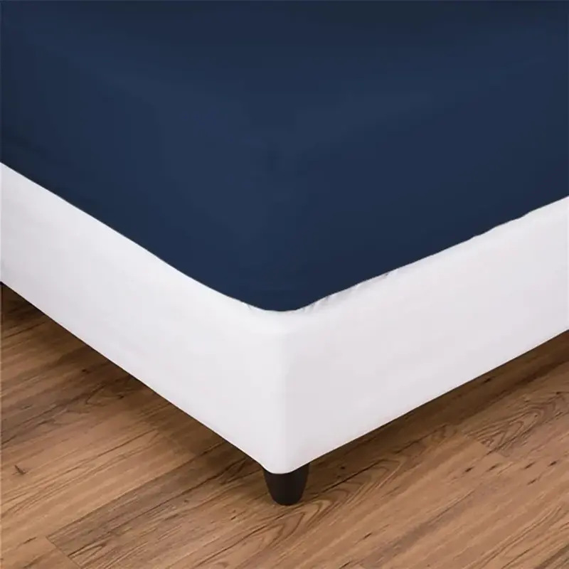 Nautica Jersey Hoeslaken, Marineblauw, 140x200 cm