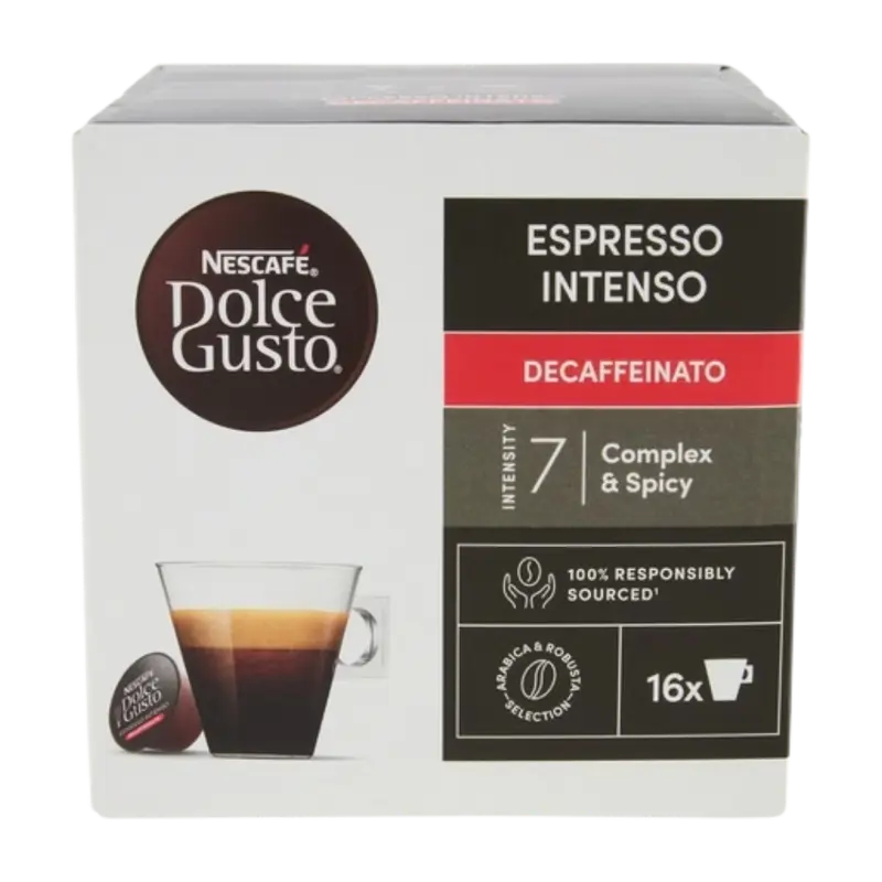 Nescafé Dolce Gusto Espresso Intenso Decaffeinato XL – 30 Capsules
