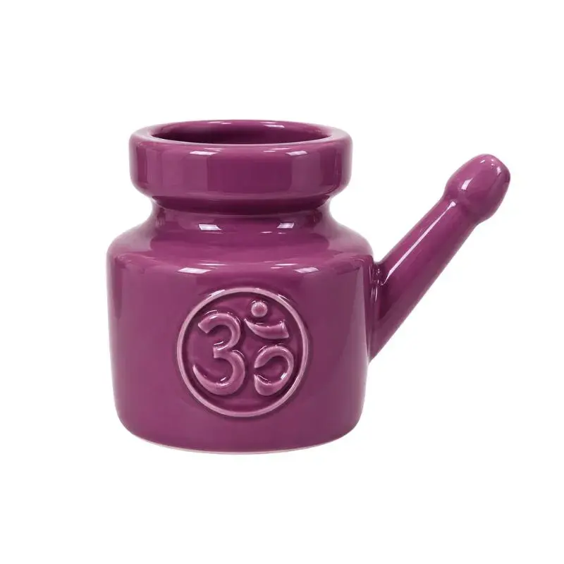 Neti Pot Ohm Ceramic – Puprle 300g