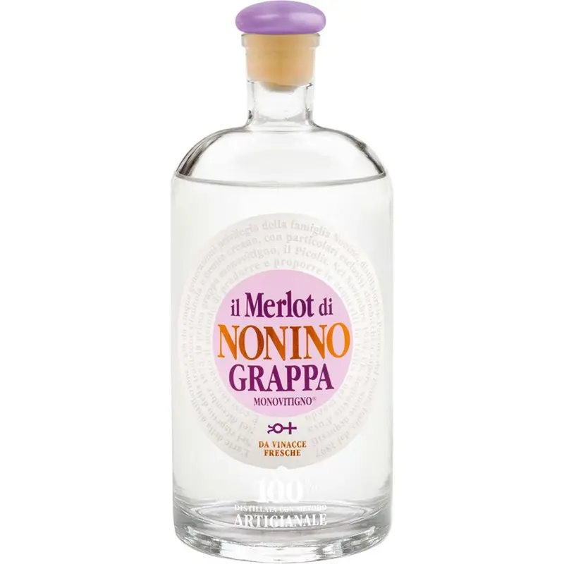 Nonino Grappa Monovitigno Il Merlot 41% 0,70 ltr.