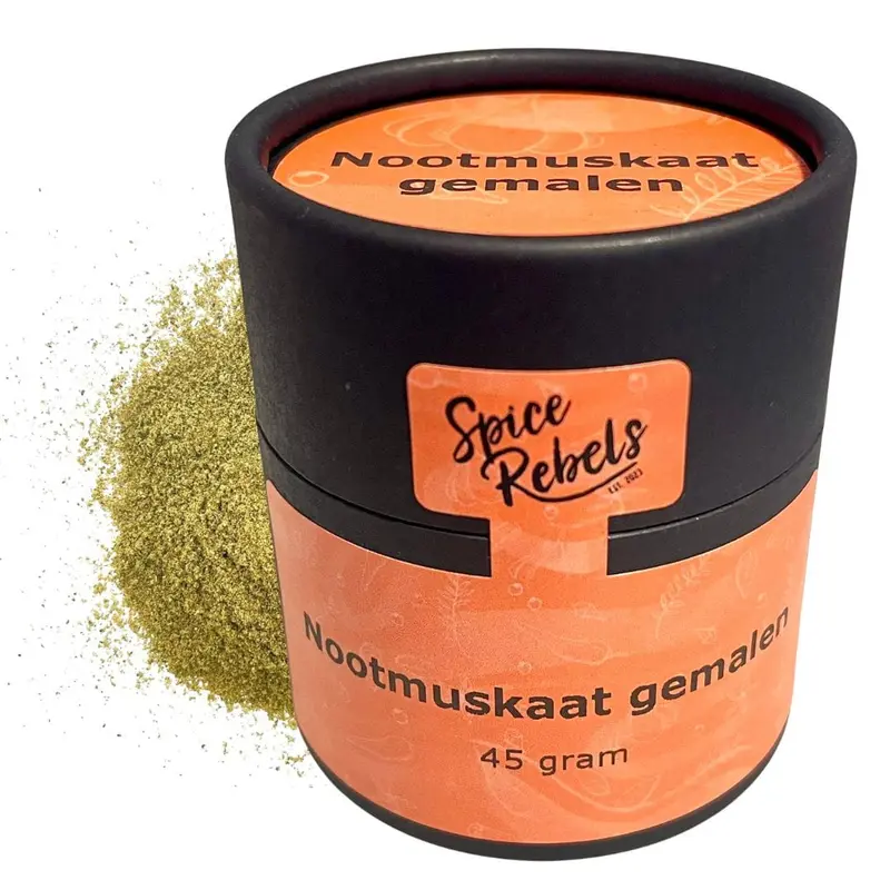 Nootmuskaat gemalen