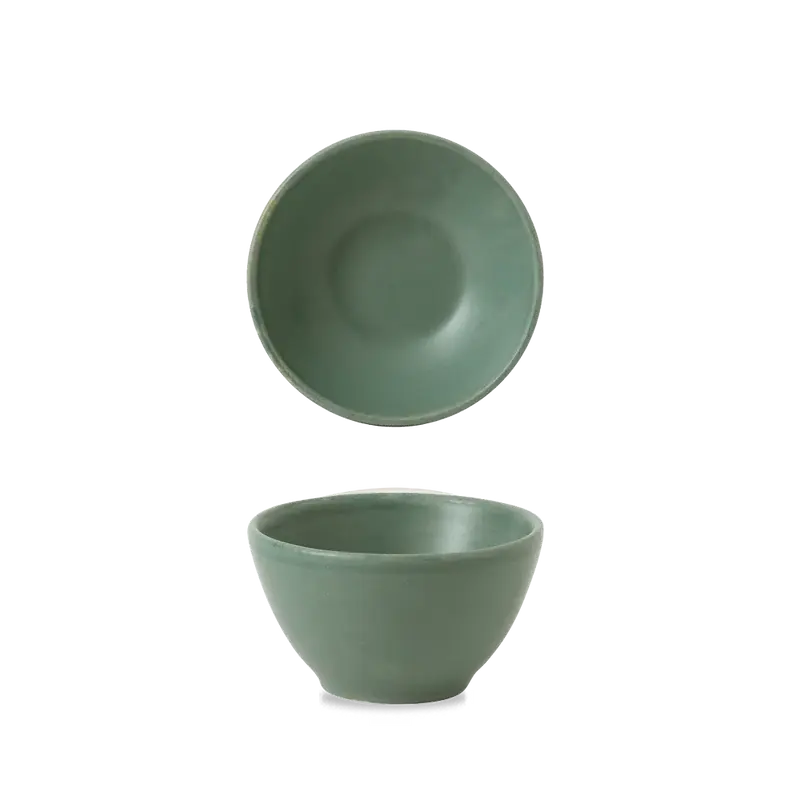 Nourish Andorra Green Contour Dip Pot 8,3*4,8cm 12/box