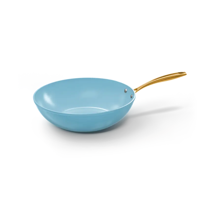 Ocean Blue Wokpan 30 cm