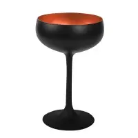 Olympic matt-black Champagne Saucer Brons 230 ml 6/box