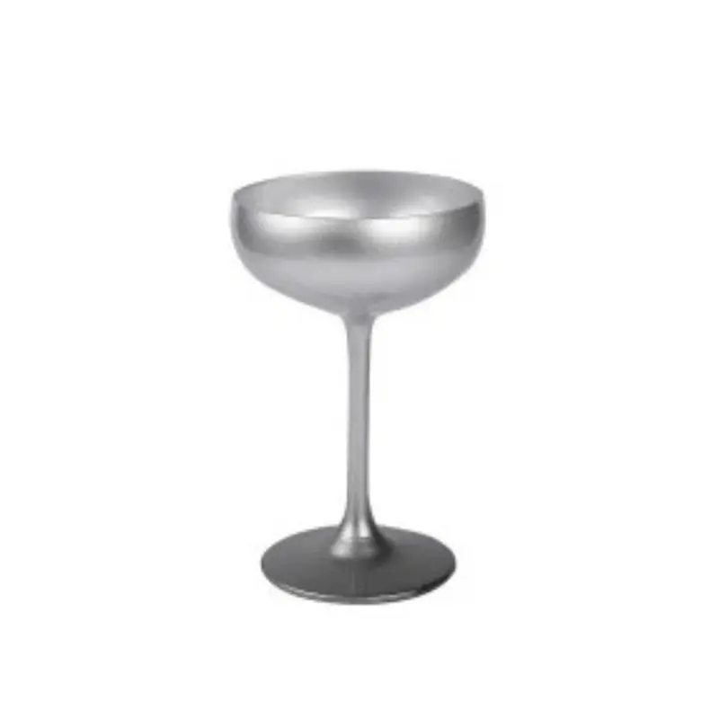 Olympic Plain Champagne Saucer Zilver 230 ml 6/box