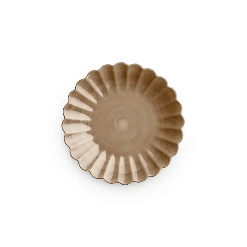Ontbijtbord Oyster 20cm cinnamon