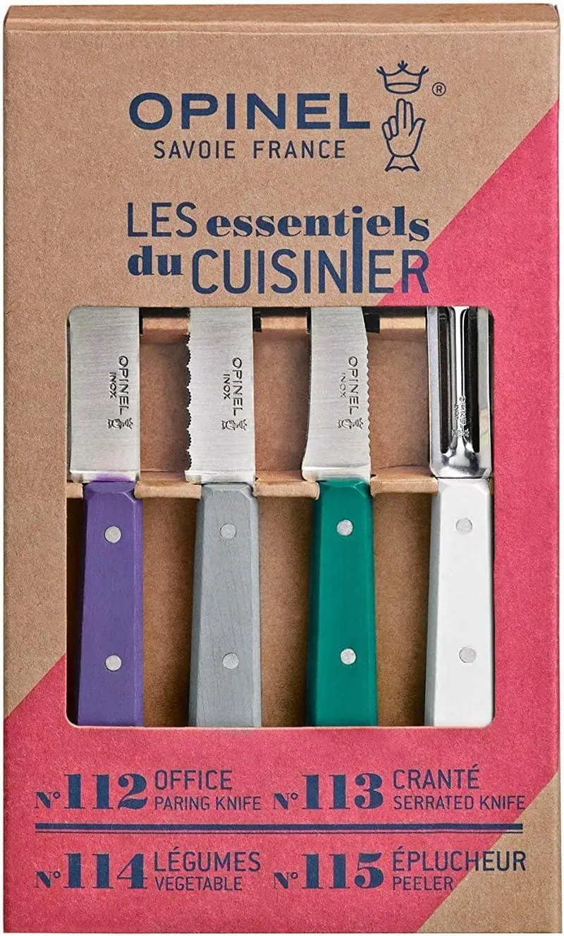 Opinel Messenset 4-delig 'Les Essentials Art Deco'