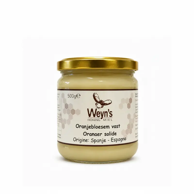 Oranjebloesemhoning 500g Spanje Weyn's (crème)