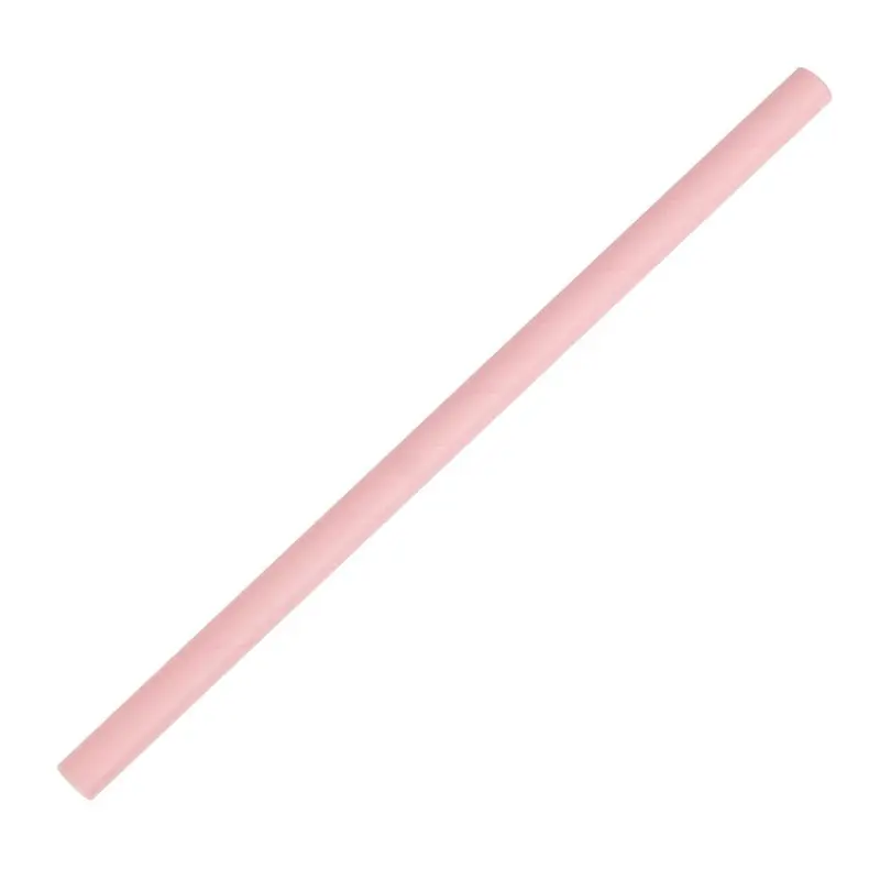 Pailles à smoothie en papier Fiesta Compostable roses 210mm (lot de 250)